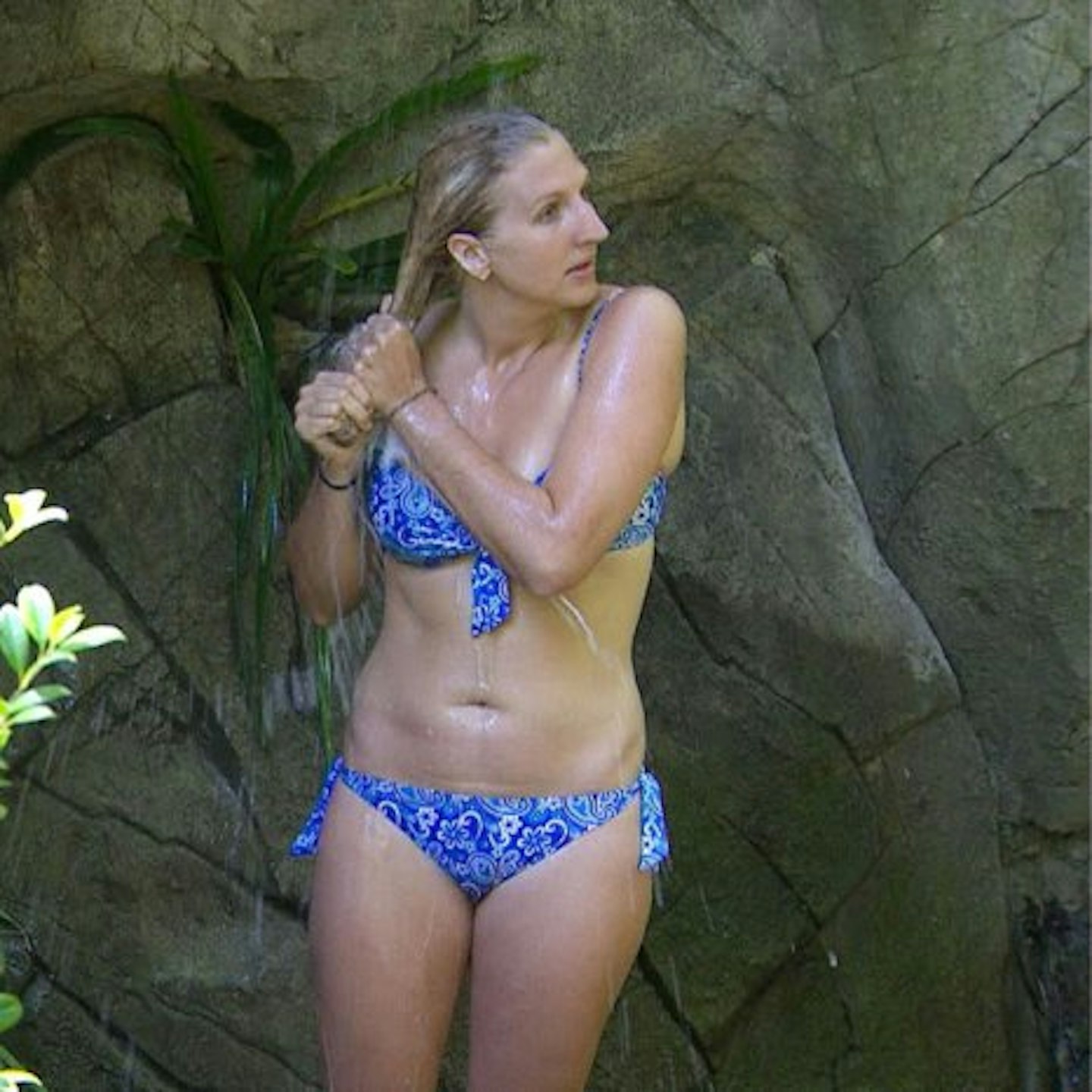 Rebecca says she has always suffered with insecurities about her looks