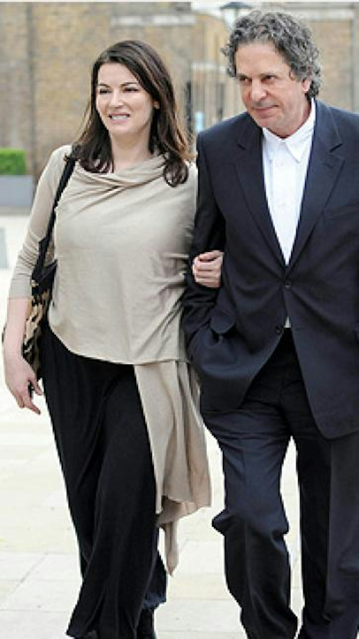 Nigella and husband Charles pictured in happier times