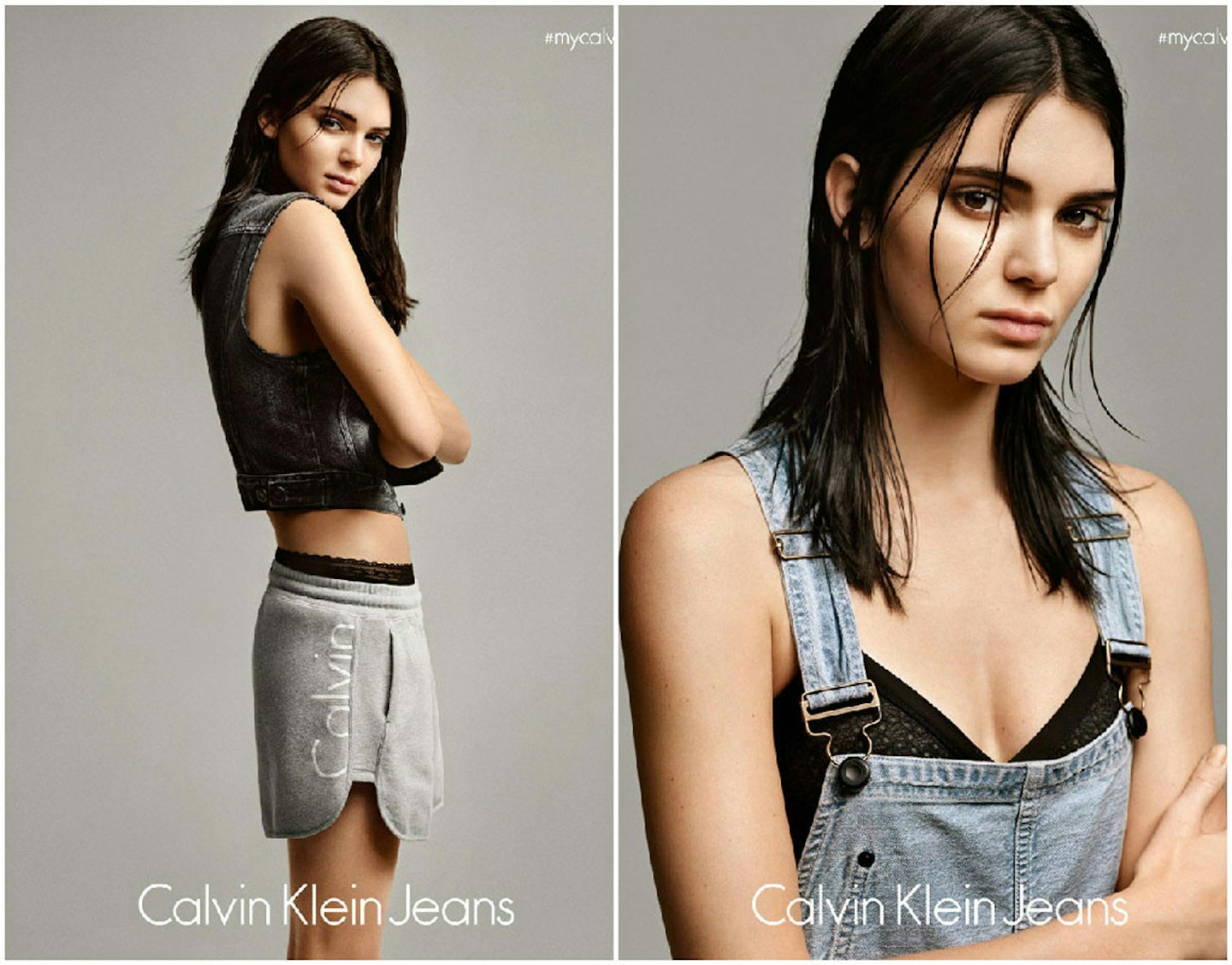 Kendall Jenner celebrates her Calvin Klein collaboration with LOVE