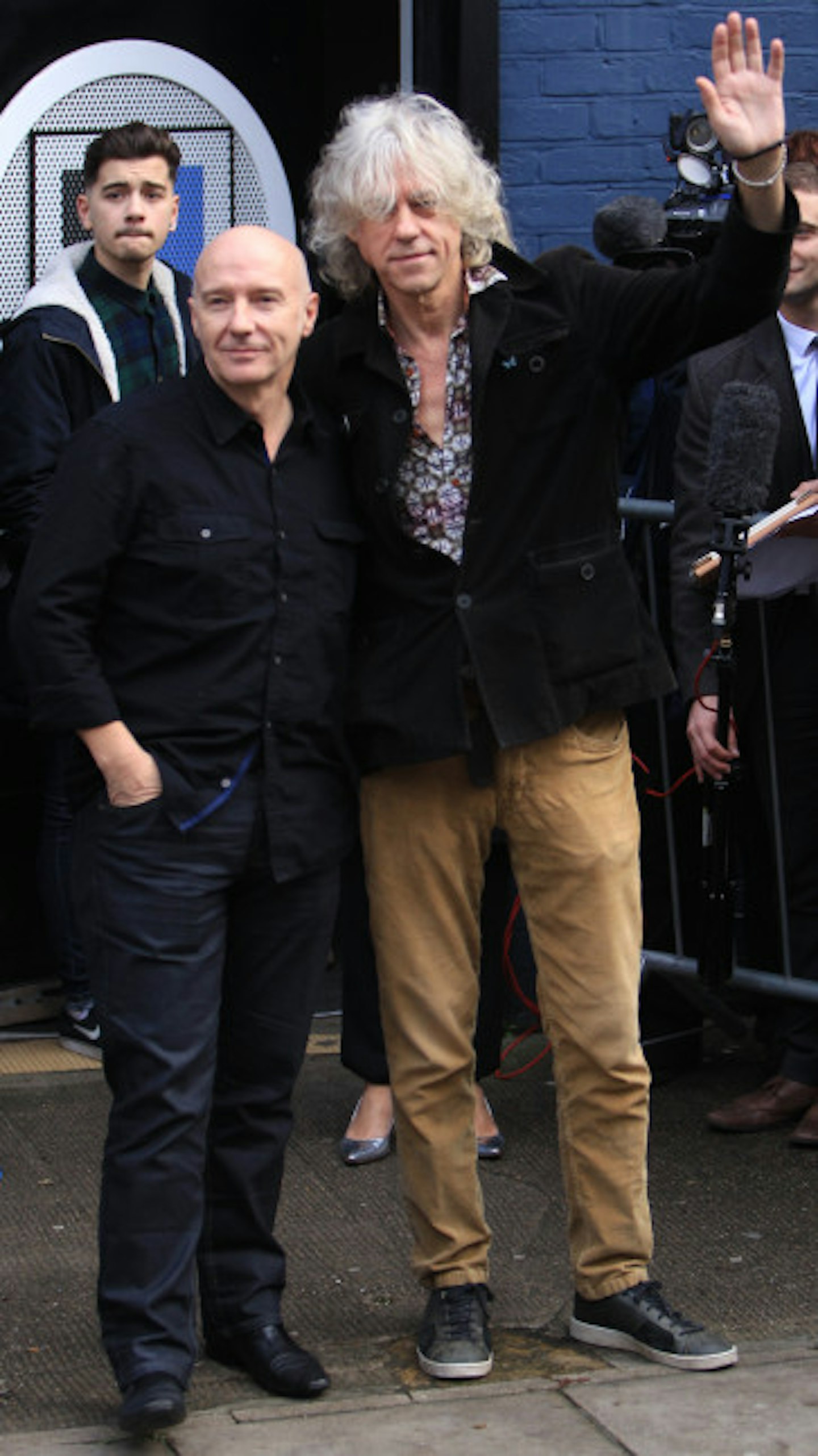 Sir Bob Geldof and Midge Ure