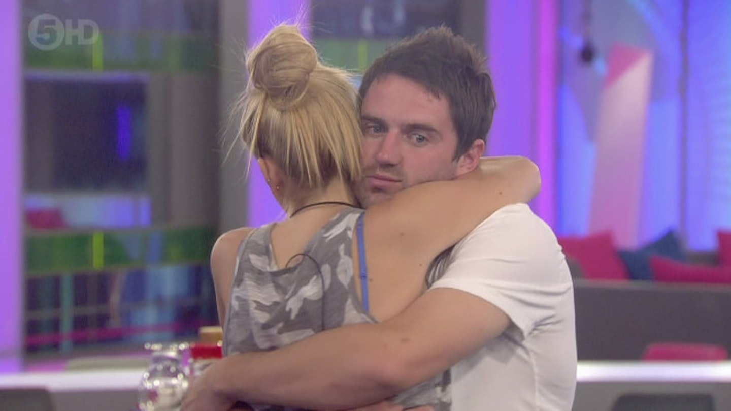 George told Stephanie he's 'falling in love' with her