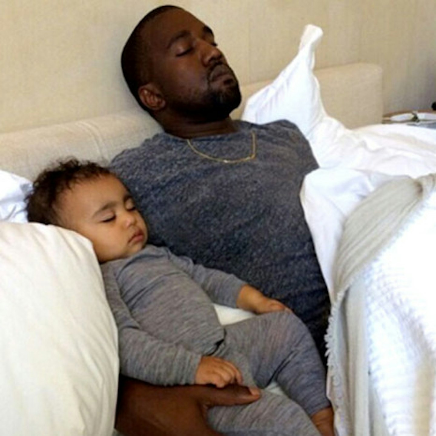 Kanye's music helps to get his daughter to sleep