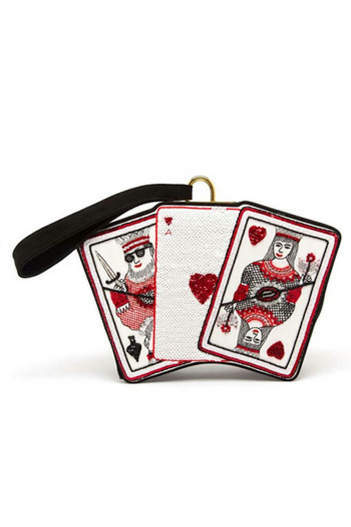 7. Queen of hearts clutch, £855, Olympic Le-tan at Net-a-porter.com