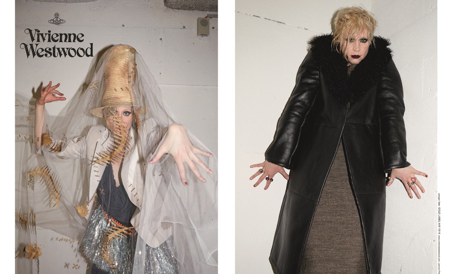 The first campaign ever of Naomi x Vivienne Westwood