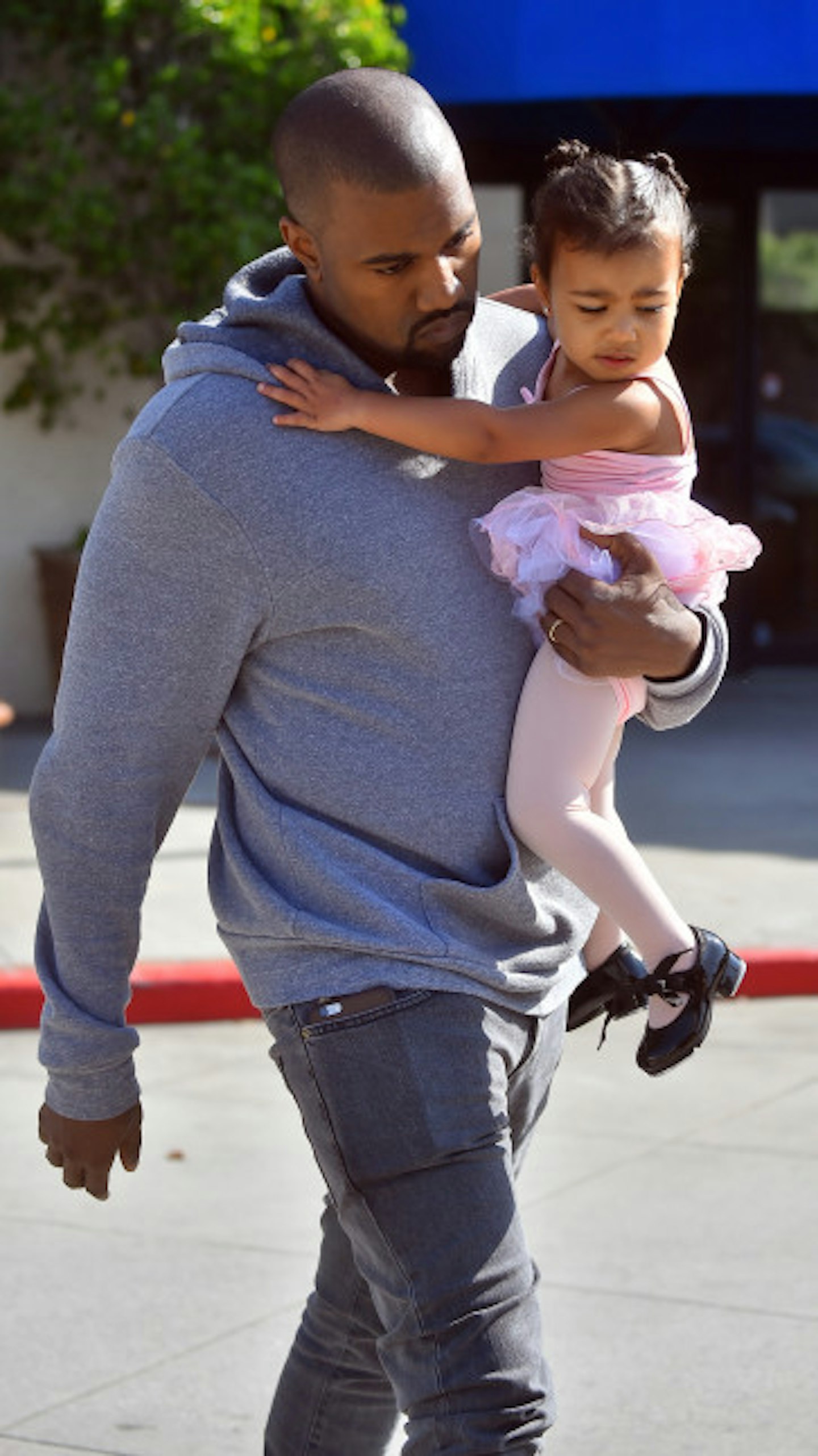 North West in pink!