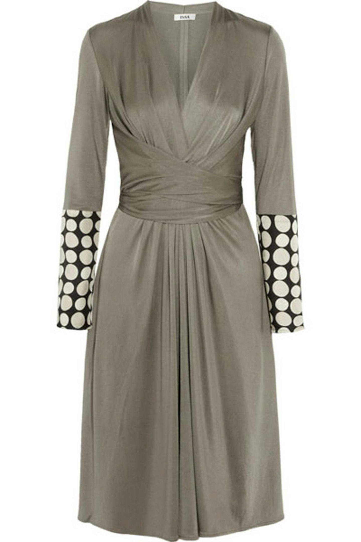 Grey Silk Dress with Cuff Detail, £595, Issa at Net-a-Porter