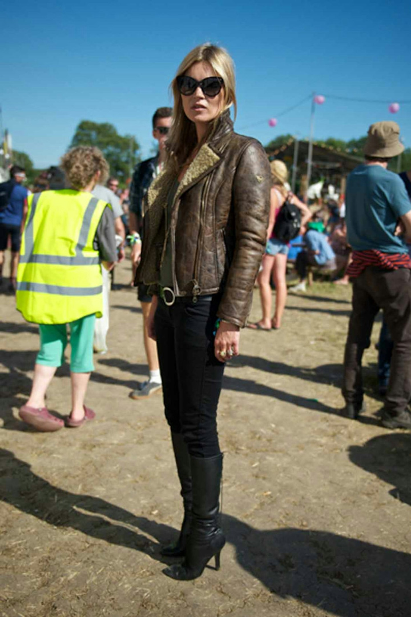 18Kate Moss style glastonbury boots