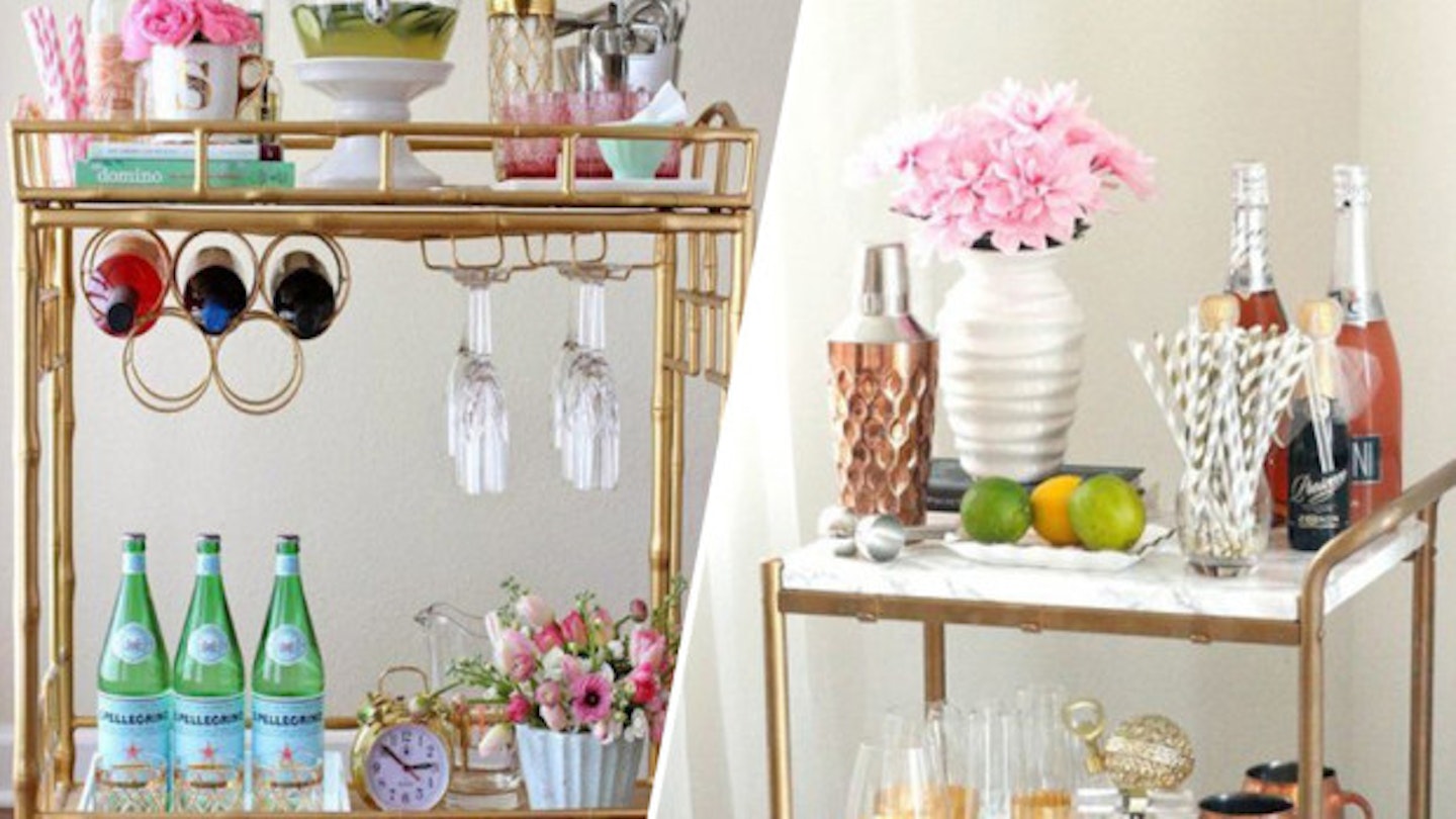 5 Ways You Can Totally Up Your Bar Cart Game