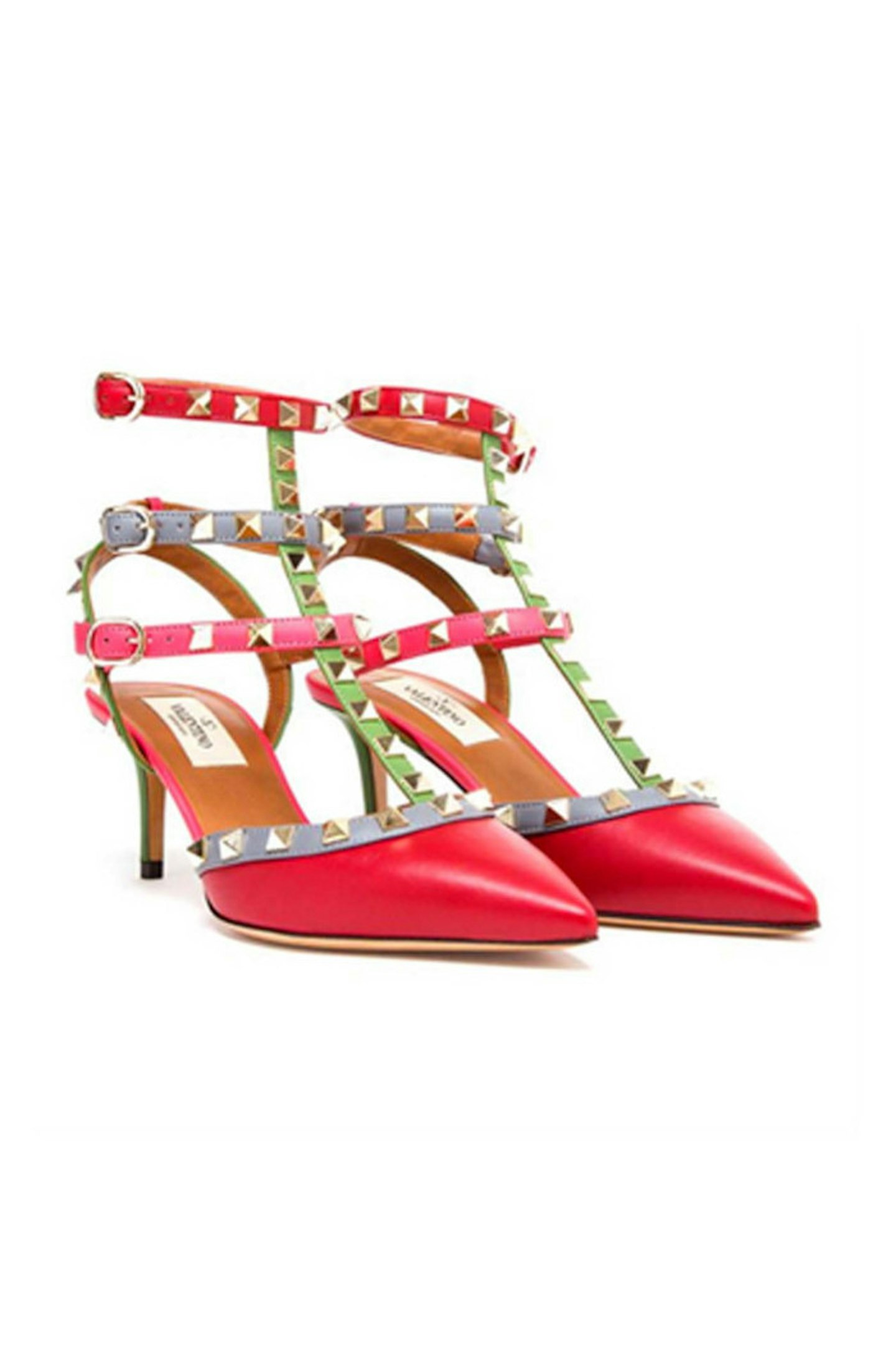 15. Rockstud matte leather kitten heels, £640, Valentino at Browns