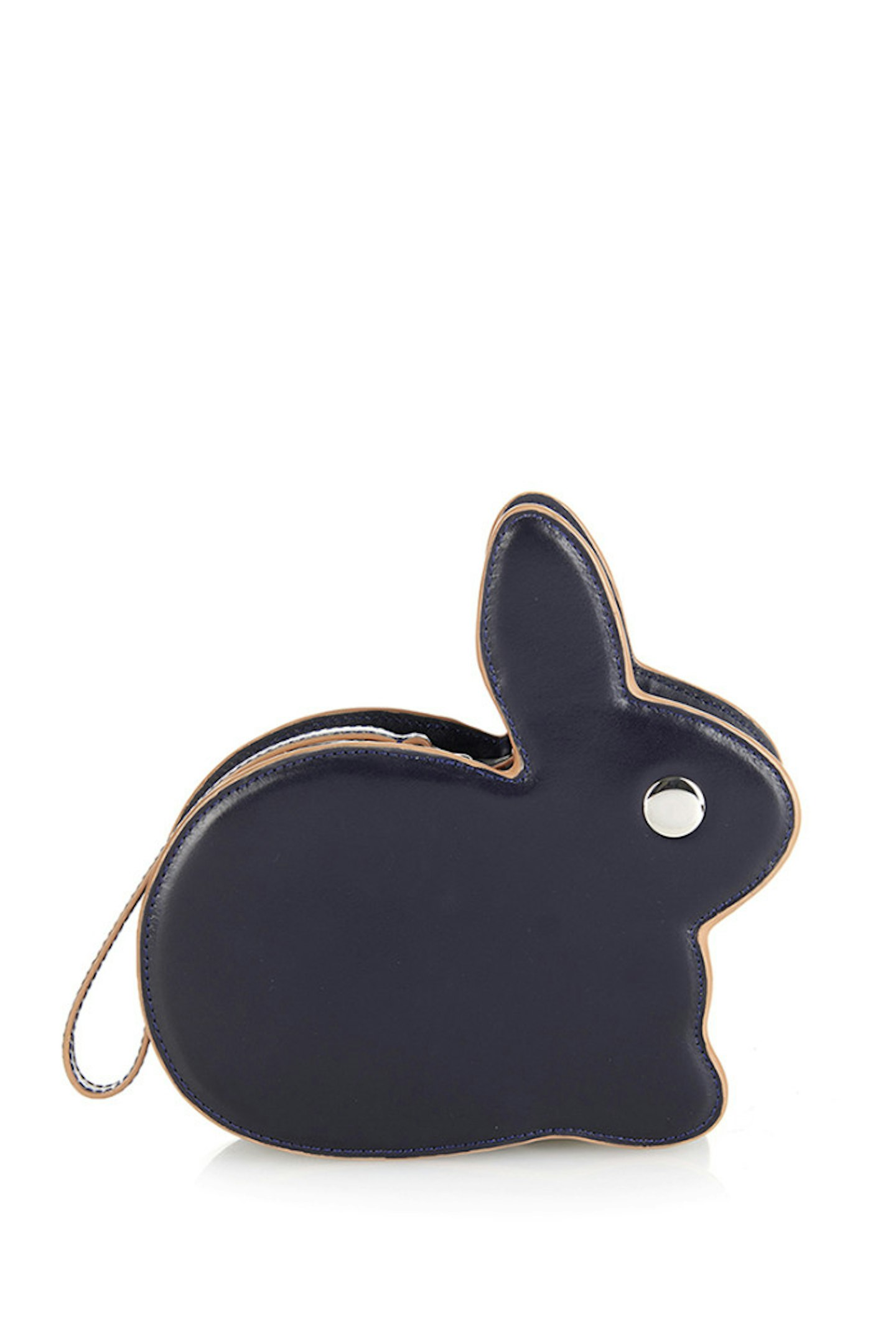 Hillier Bartley Navy Bunny Clutch with Contrast Piping £495 at MATCHESFASHION.COM