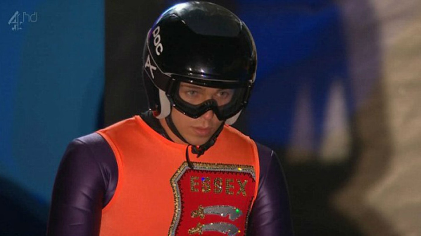 Joey looking all intense