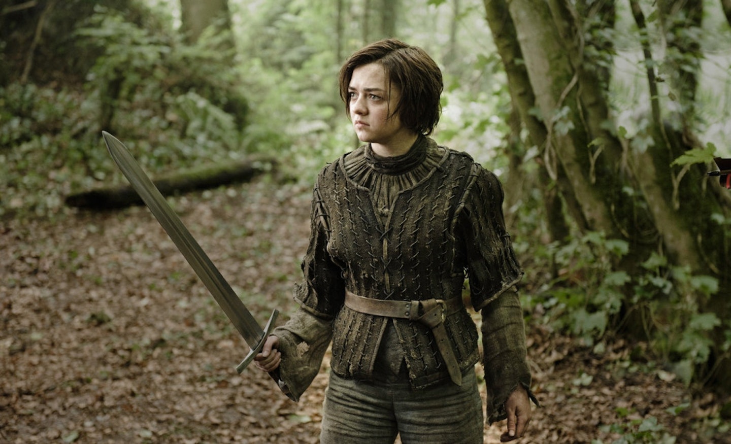 Maisie Williams in Game of Thrones