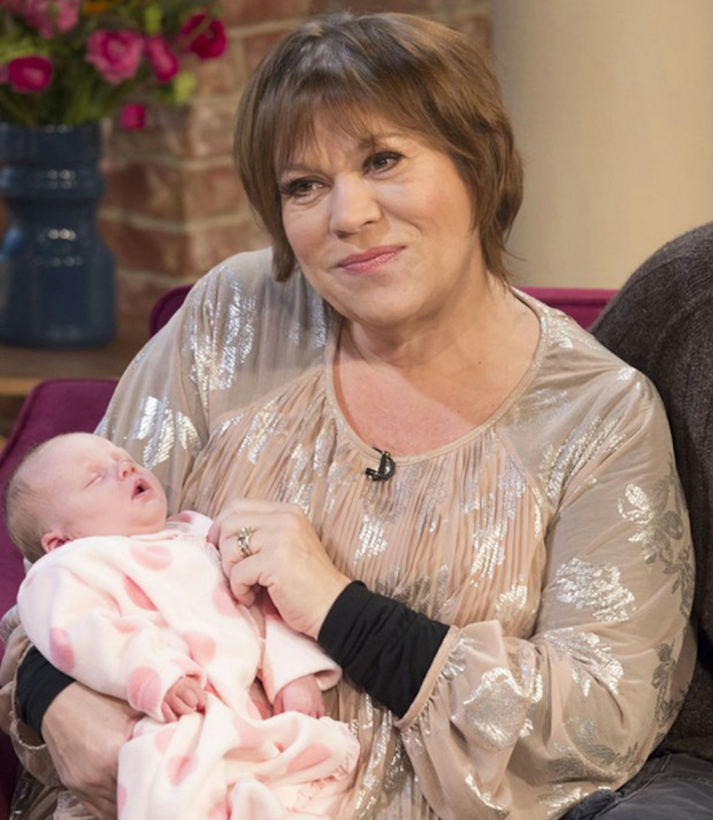 December 2013: Tina Malone welcomed daughter Flame