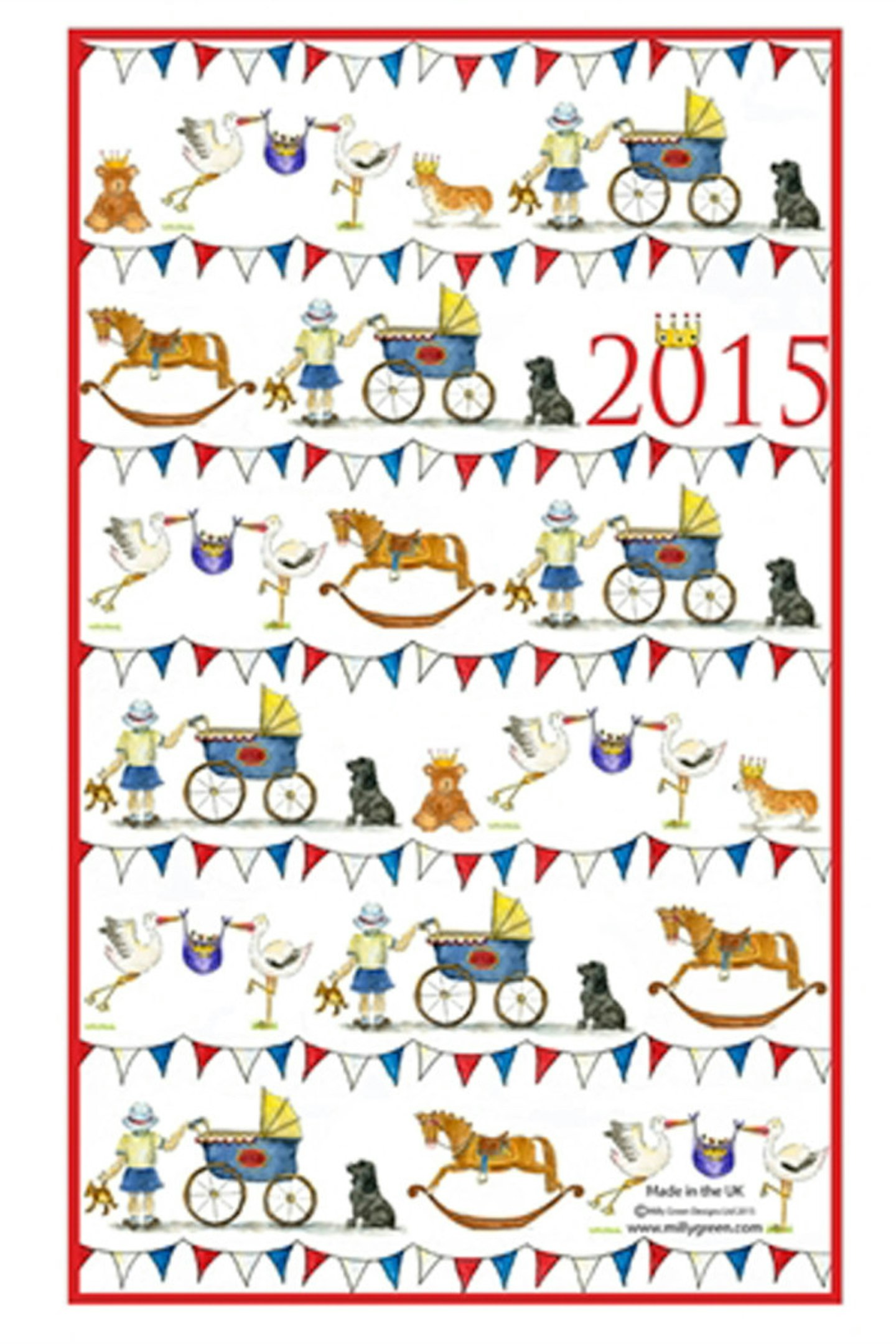 Royal Baby 2015 Tea Towel