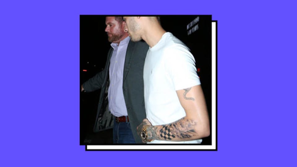 Zayns New Lotus Tattoo Symbolises Creation And Drugs What A Combo Grazia 