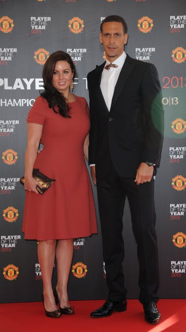 Rio Ferdinand Suggests Wife Rebecca Was Out Of His League My Looks Are An Acquired Taste Closer