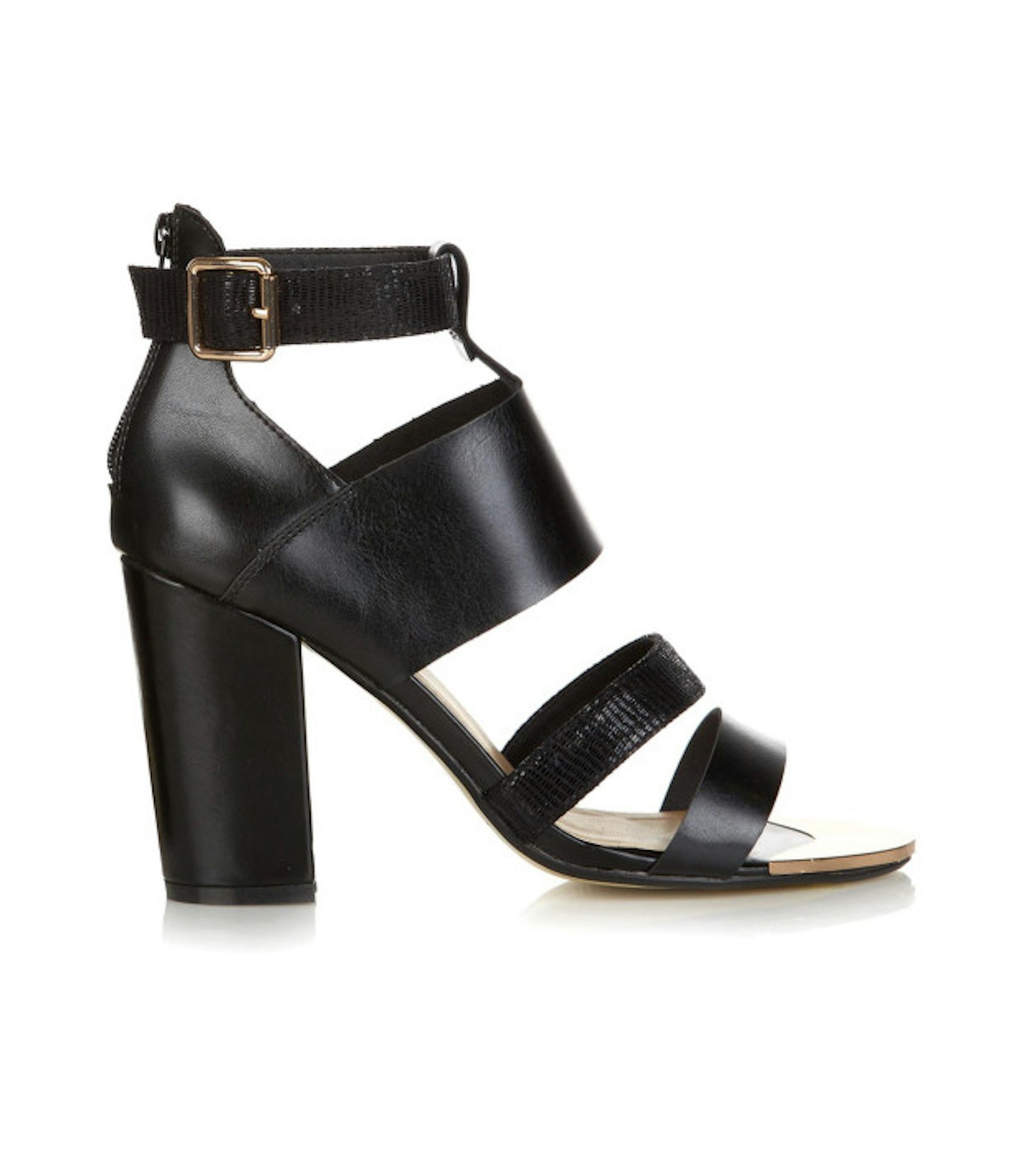 Black strappy sandals