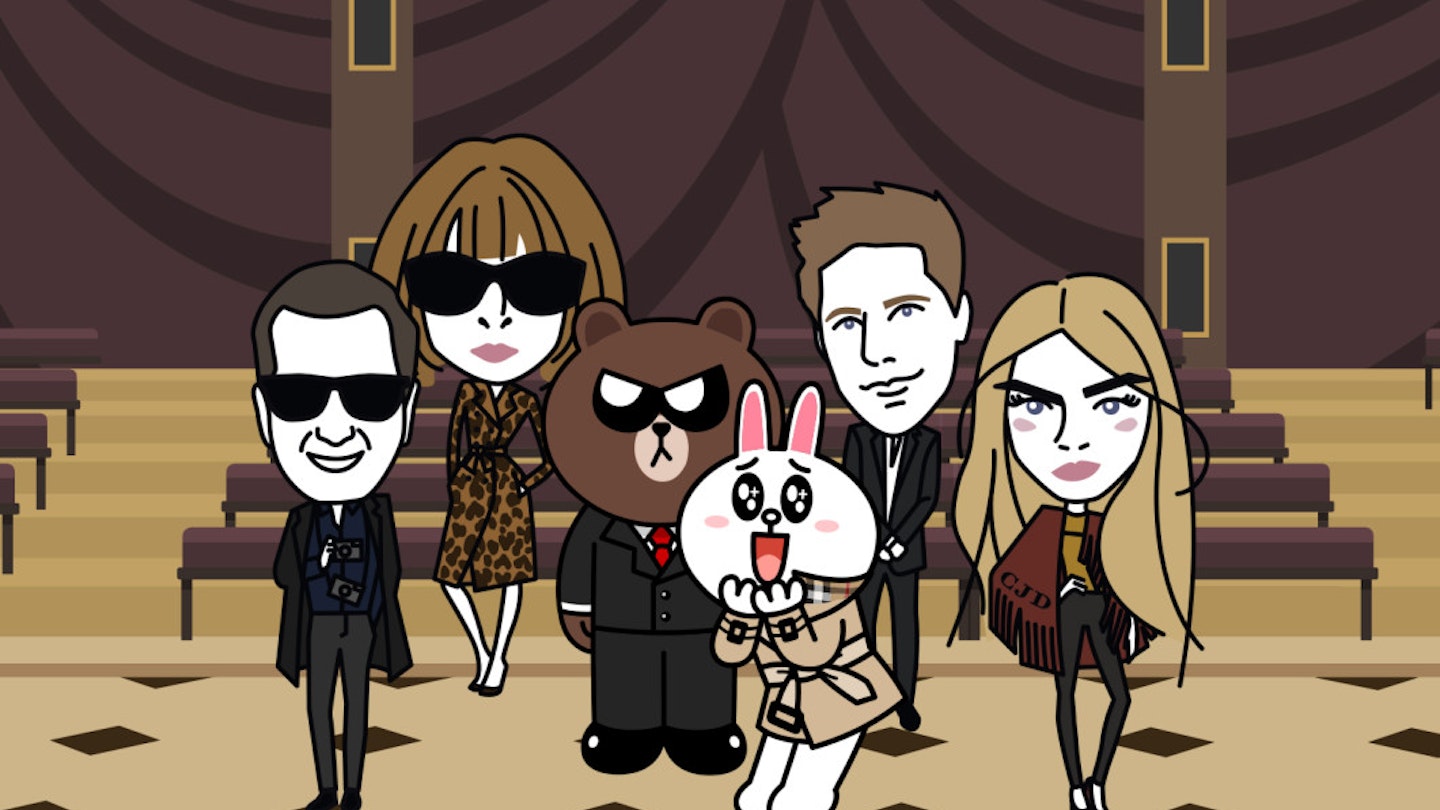 Burberry and LINE Animation Film