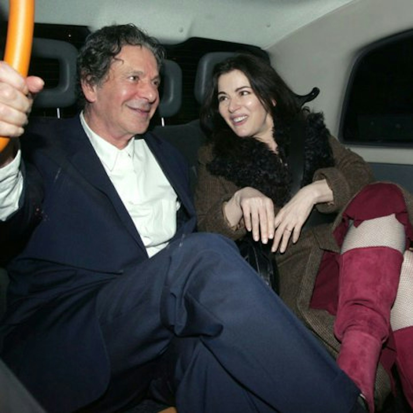 Nigella and Charles, in happier times.
