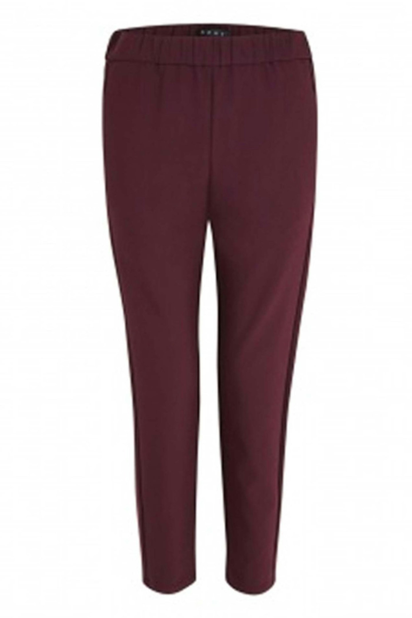25. Burgandy twill trousers, £246, Theory at My-Wardrobe
