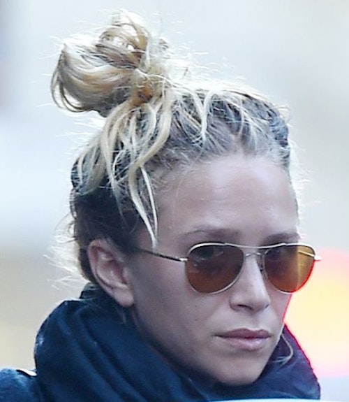 Take it to the salon celebrities with top knots Hair & Beauty Heat