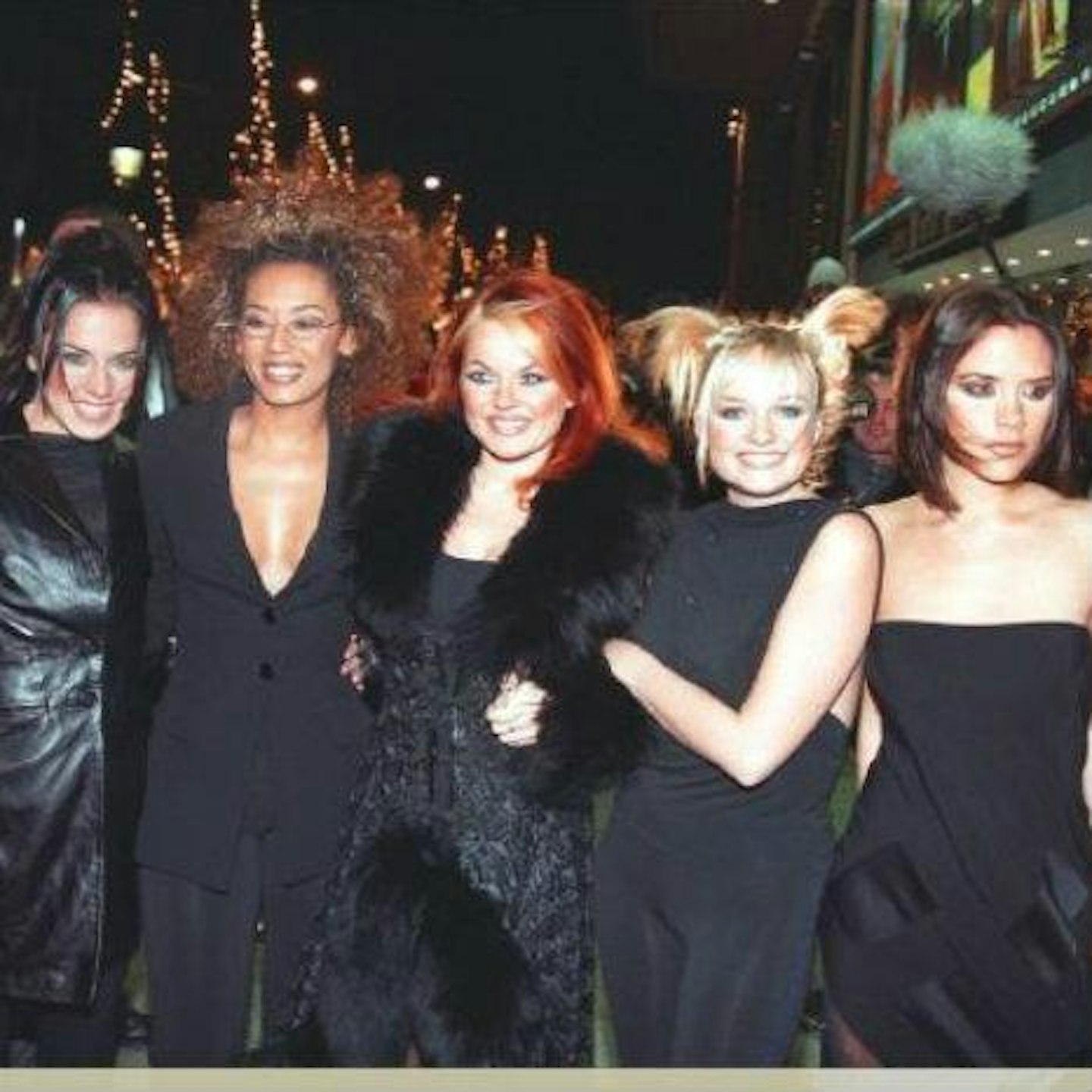 The Spice Girls at the Spice World premiere in 1997