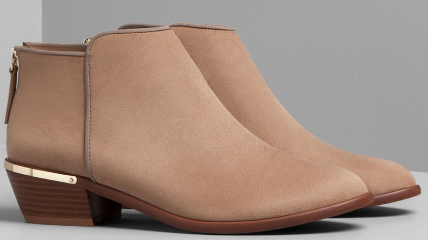 Pull & Bear, Urban Ankle Boots, Mink - £39.99
