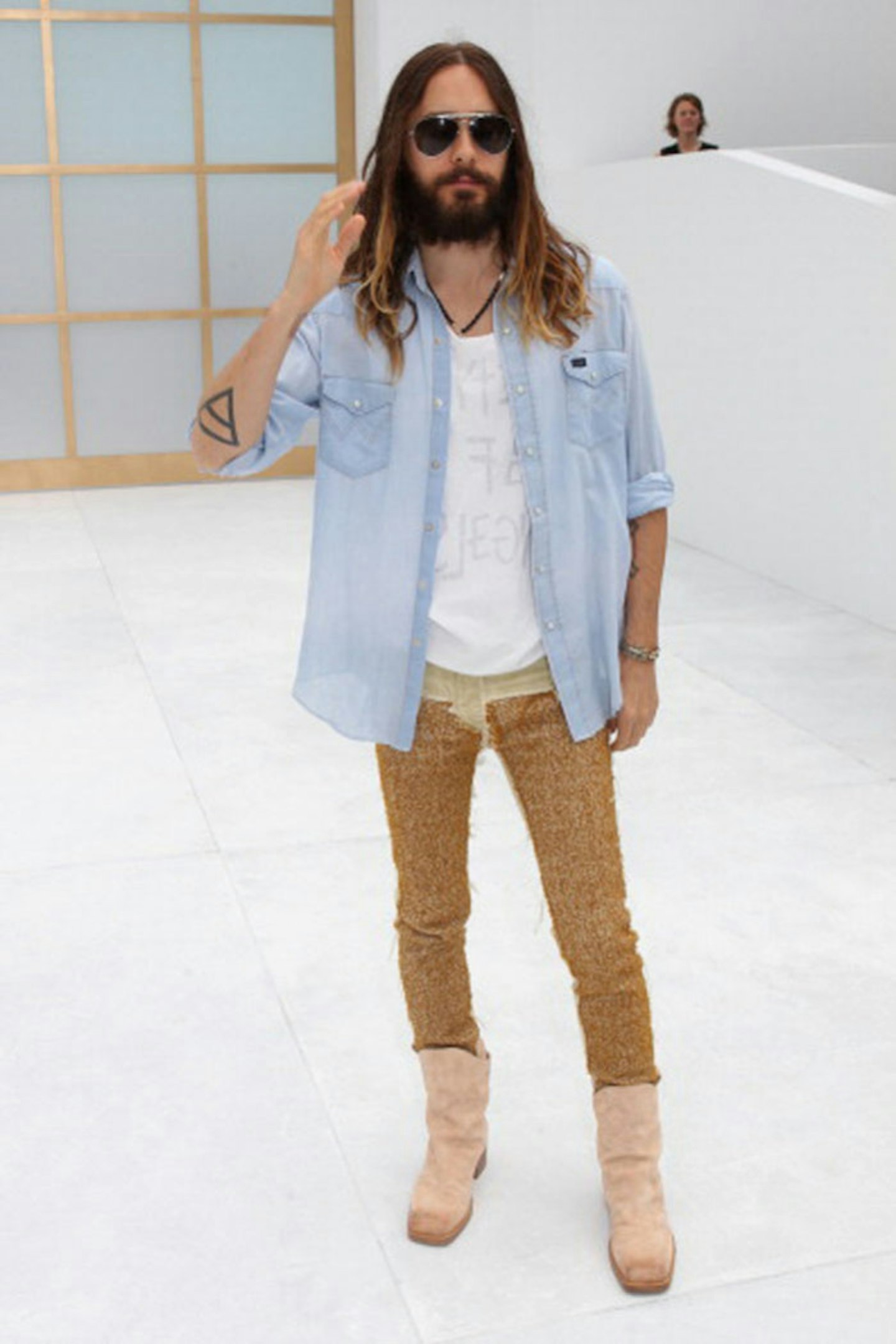 Jared Leto at the Chanel show