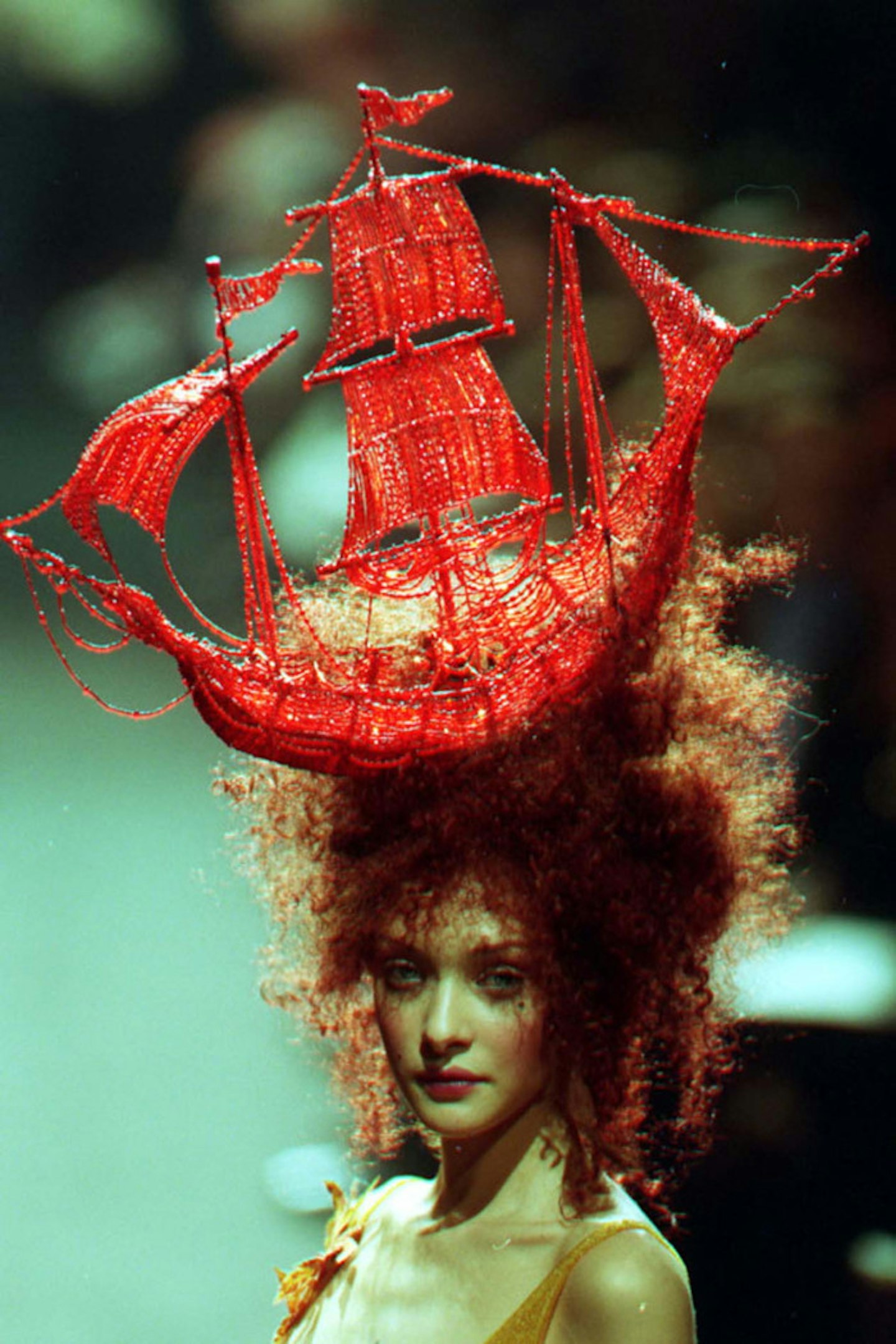 A Blue Peter moment? This ship hat turned heads in 1998.