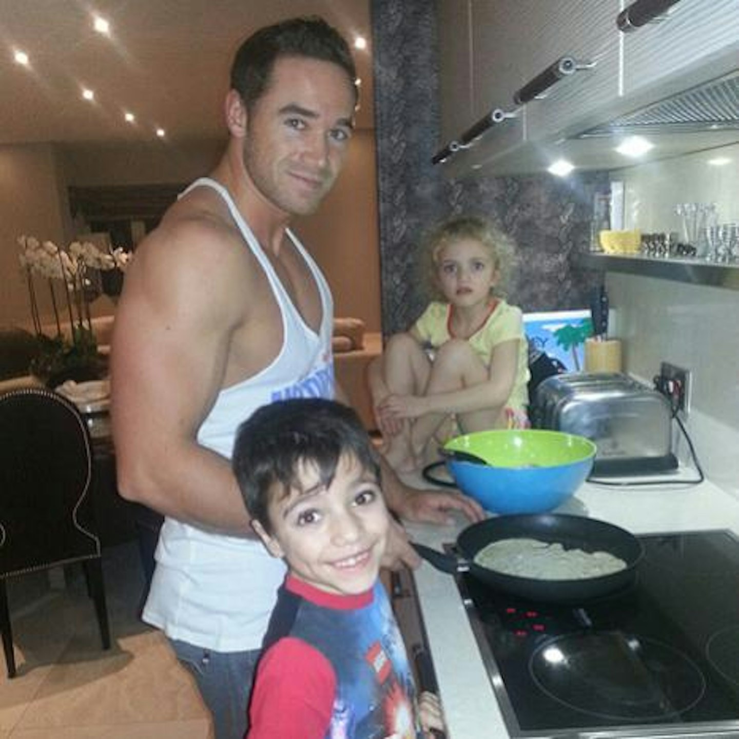 Kieran with Junior and Princess