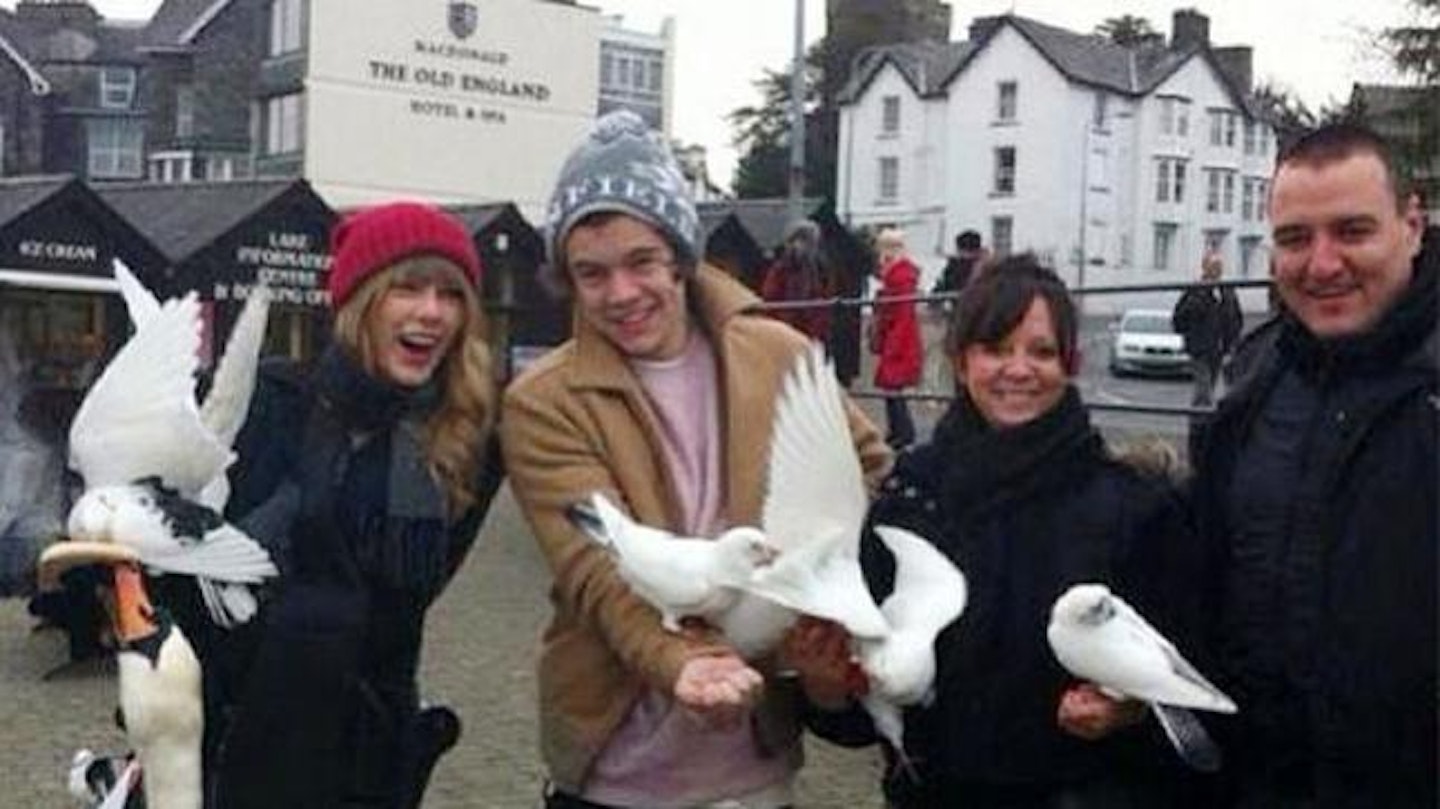 Taylor even visited Harry's home town in the Lake District