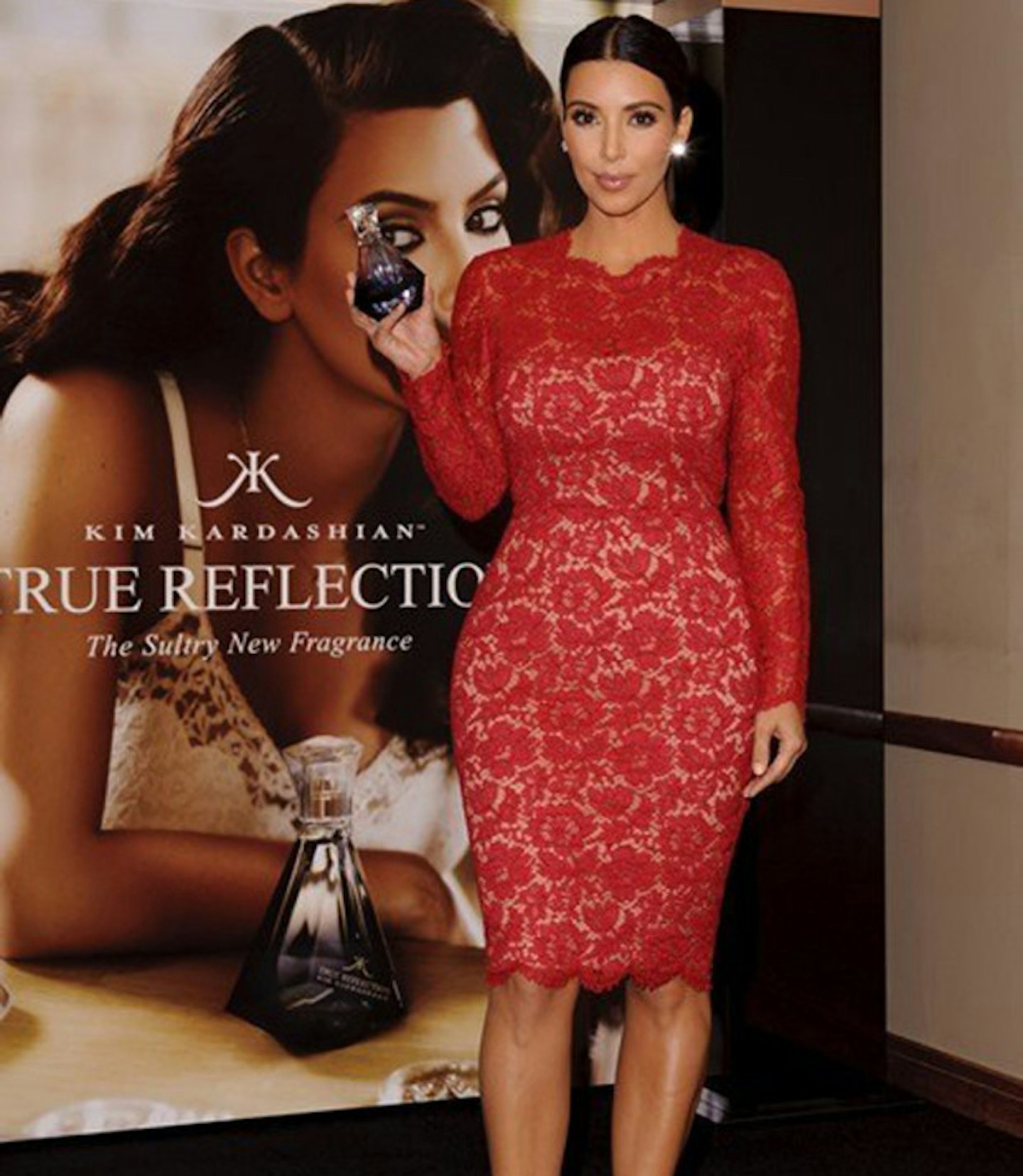 kim-kardashian-true-reflection-red-dress