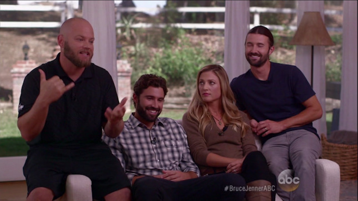 Bruce's eldest children Bert, Brody, Casey and Brandon all appeared in the film