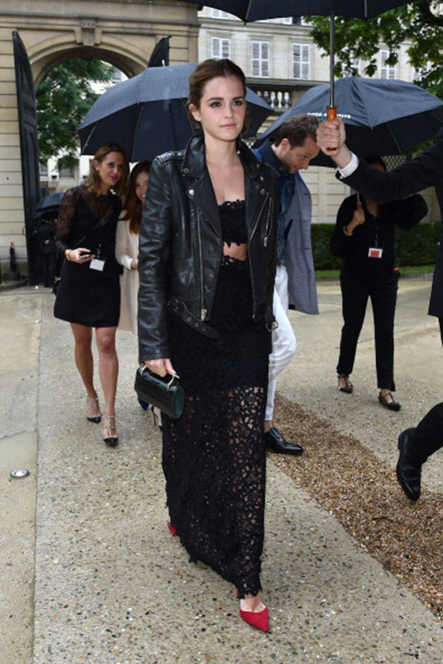 Emma Watson at the Valentino show
