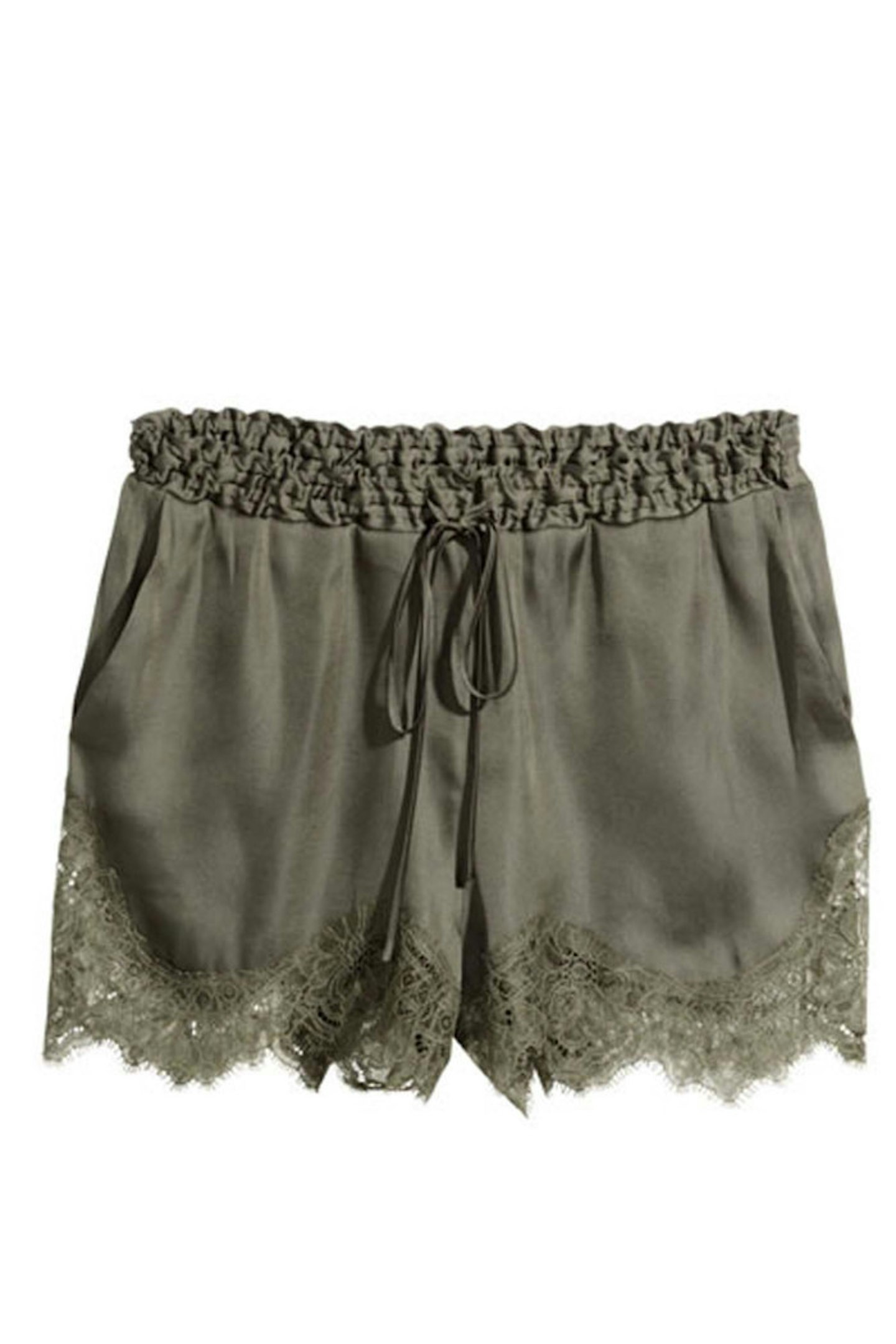 lace shorts, £14.99, H&M