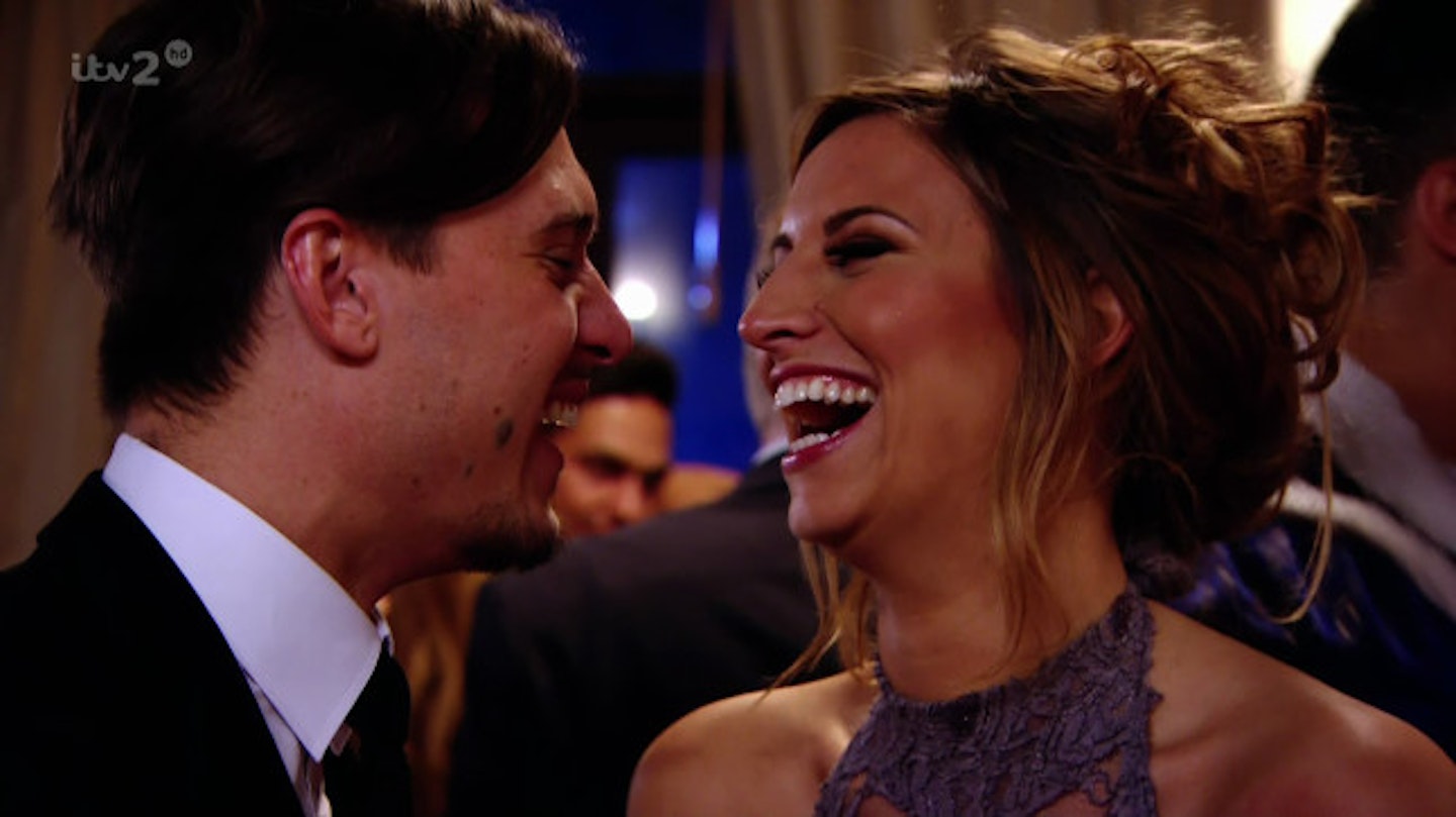 Charlie and Ferne pictured on TOWIE last month
