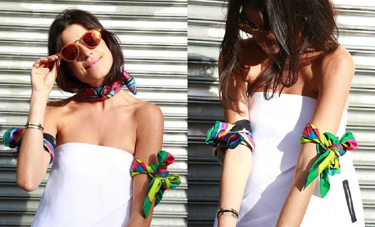 Seven Simple Ways To Style A Silk Scarf