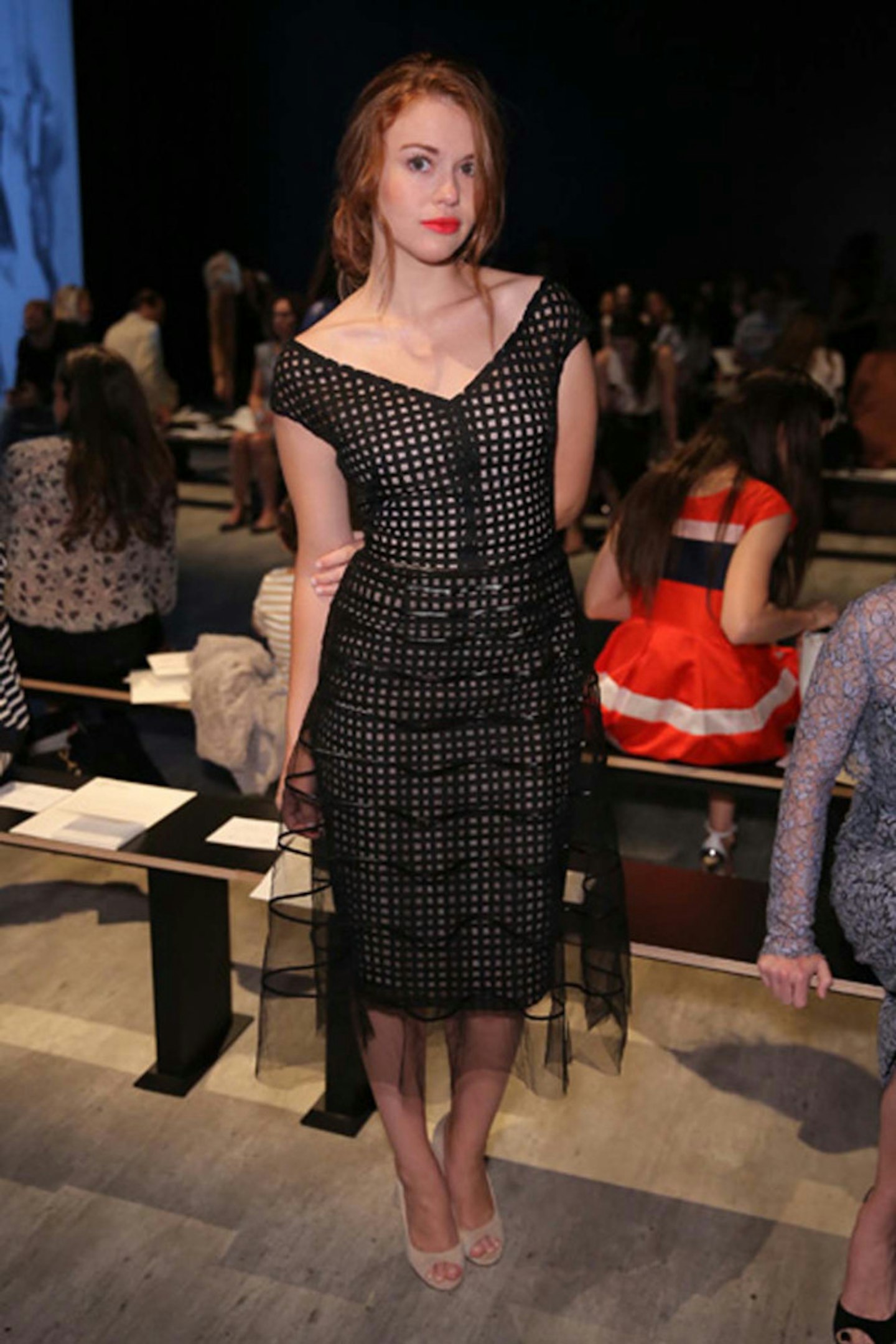 Holland Roden at Lela Rose