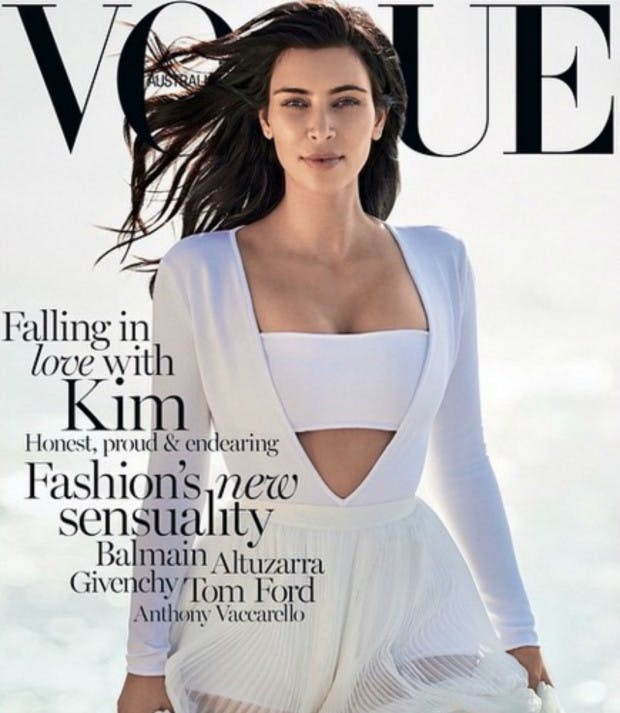 Kim kardashian outlet vogue jordan