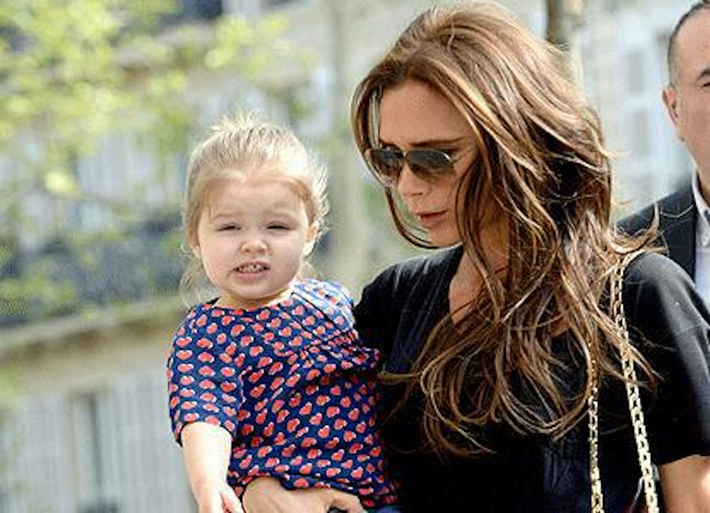 Victoria Beckham and daughter Harper