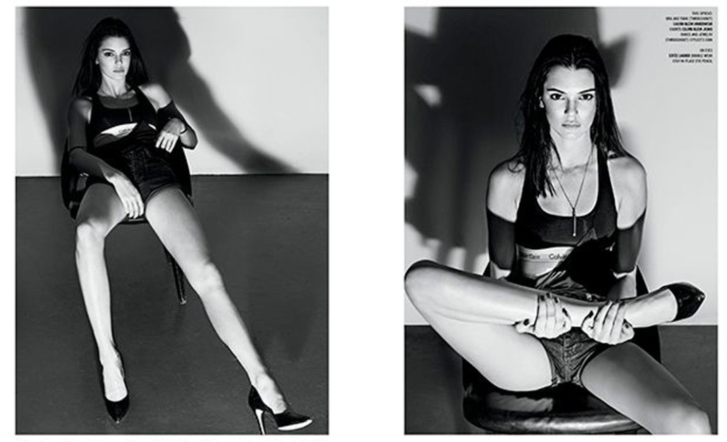 Kendall in V Magazine (shot by Steve Klein)