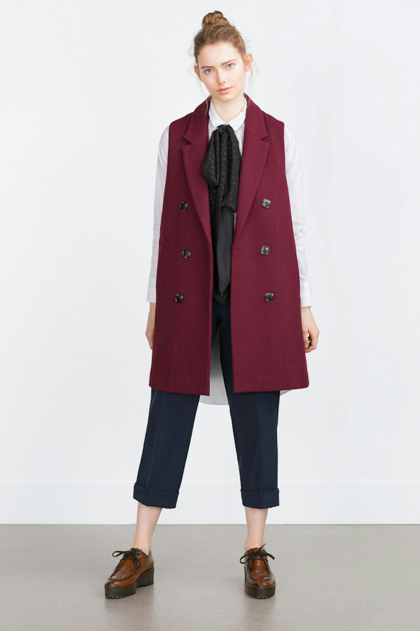 Zara Double Breasted Waistcoat £59.99