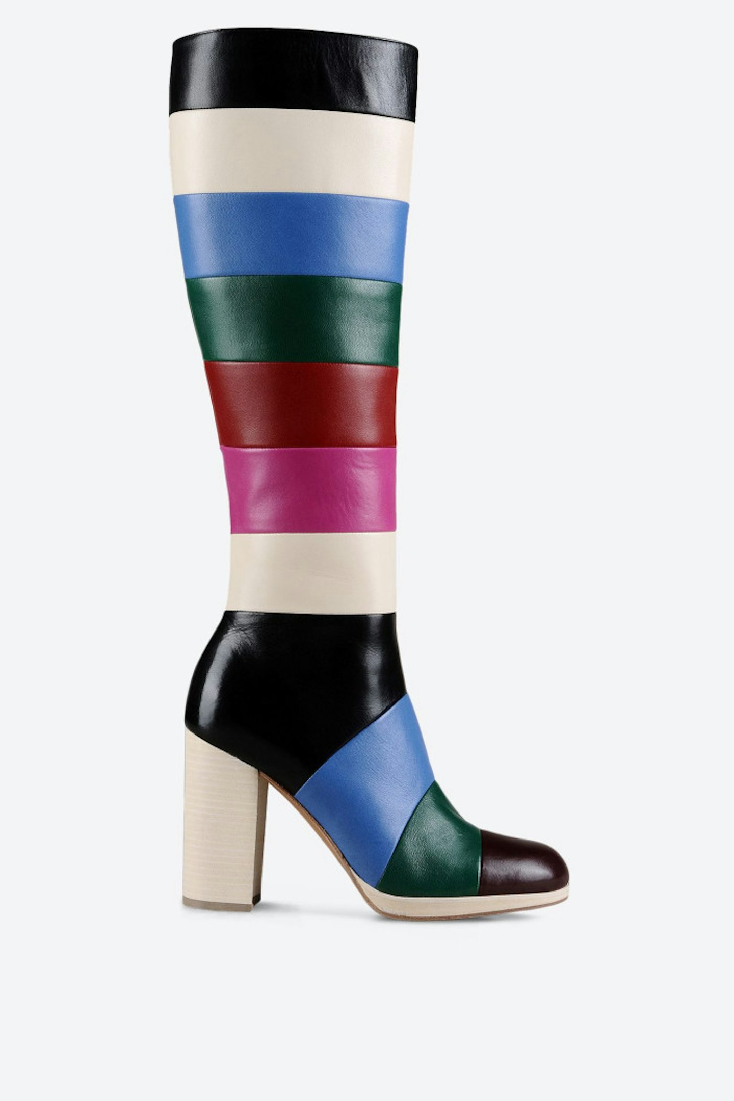 Valentino Striped Leather Boot, £1,155.00