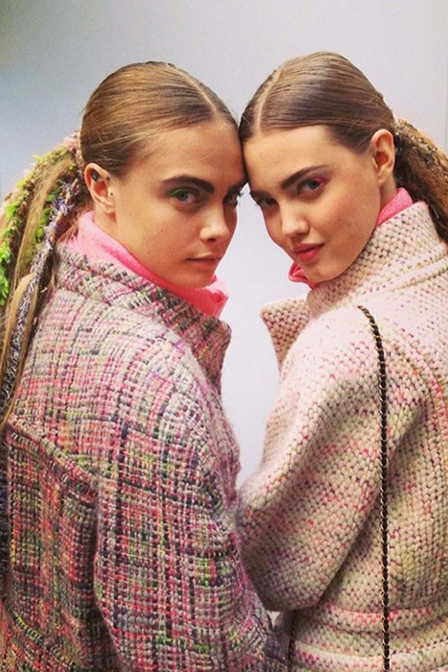 Cara and Lindsey backstage!