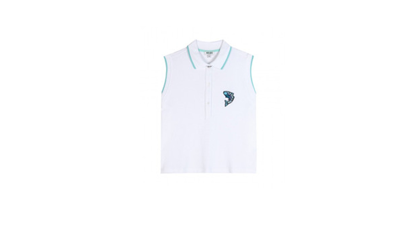 Kenzo's Cropped Polo Shirt