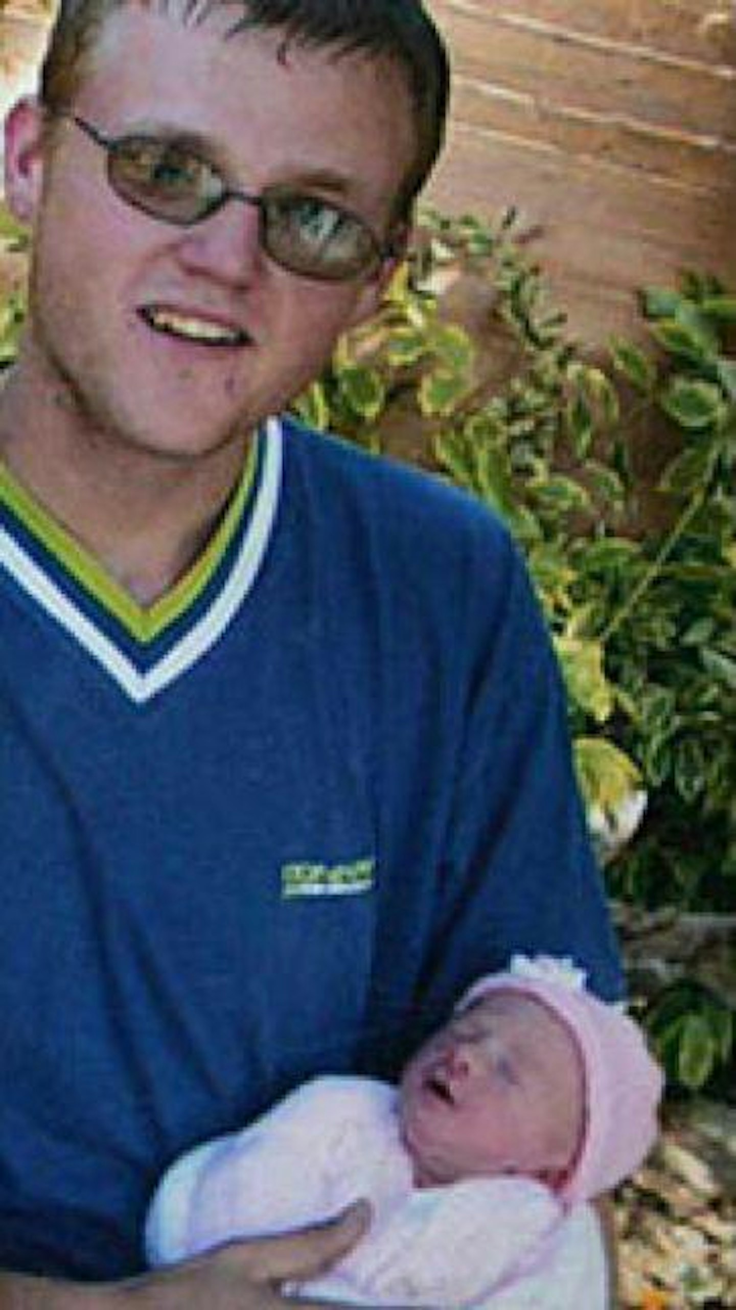 Scott with baby Jessica