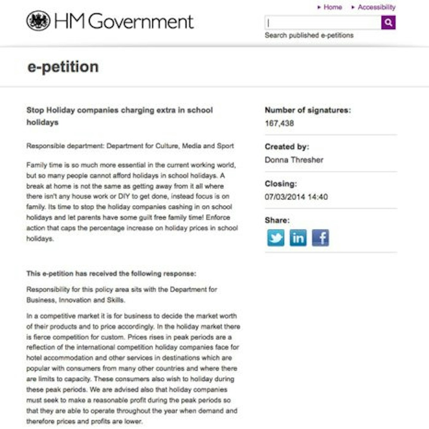 The e-petition