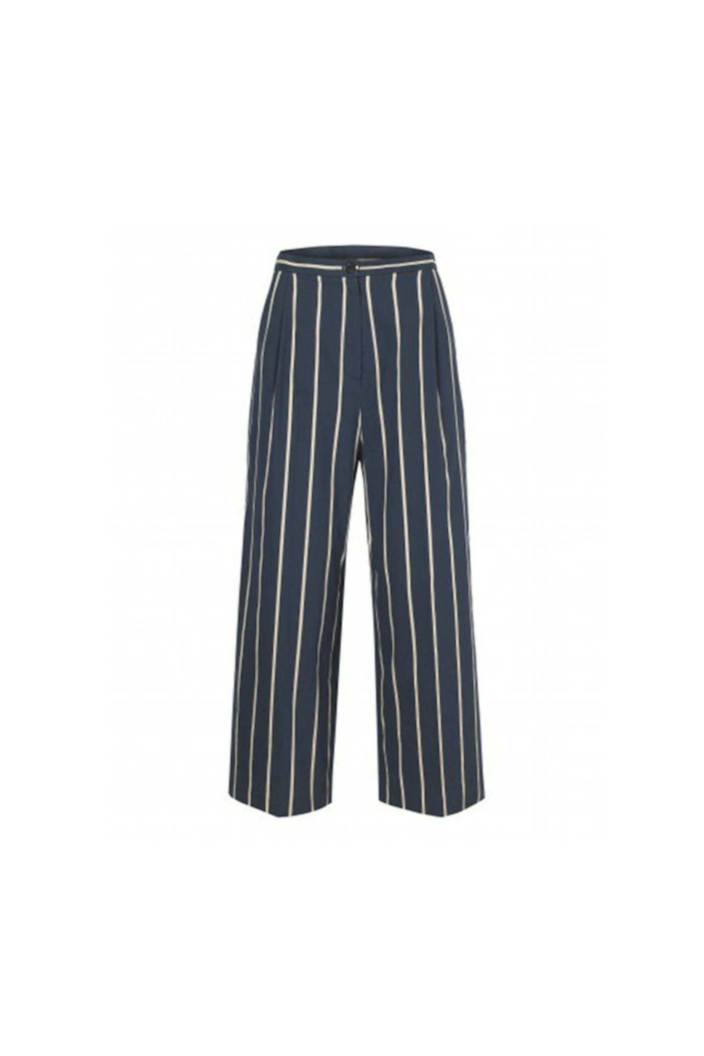 Add a tailored stripe to your wardrobe. Pair with a crisp white shirt.