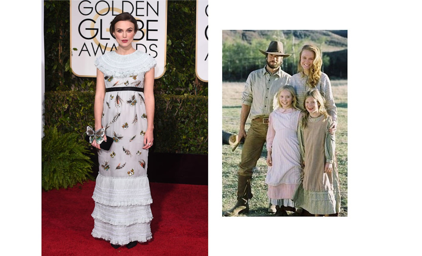 Keira Knightley serving up Little House on the Prairie realness!