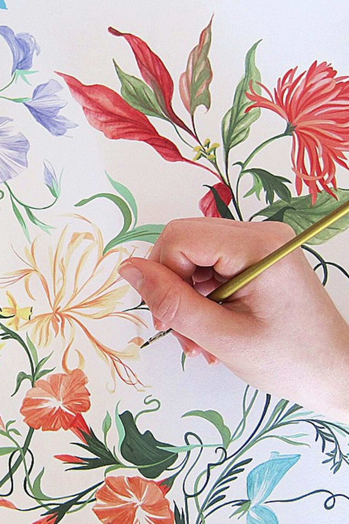 The embroidery mood board for AW15